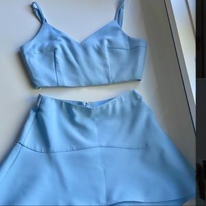 Two Piece light blue set